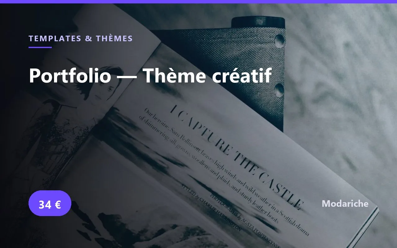 Portfolio — Thème créatif