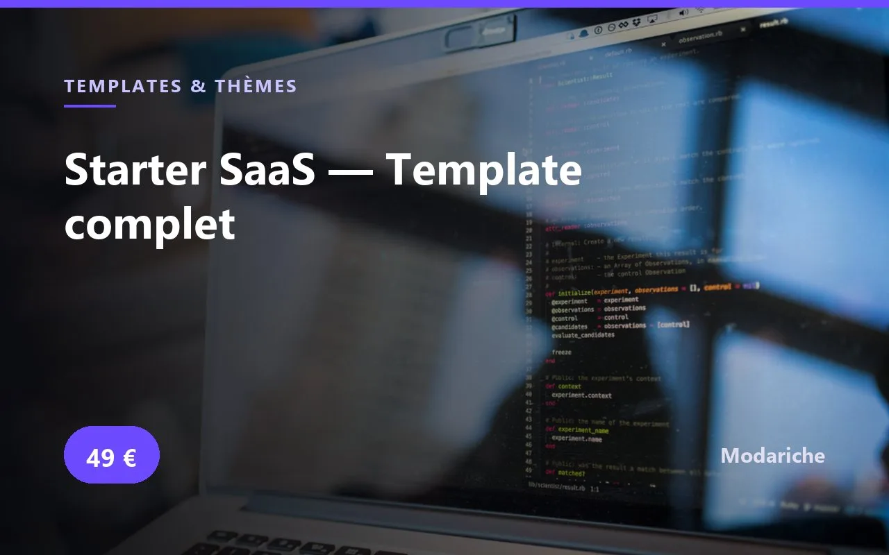 Starter SaaS — Template complet