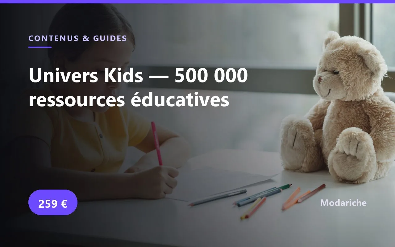 Univers Kids — 500 000 ressources éducatives
